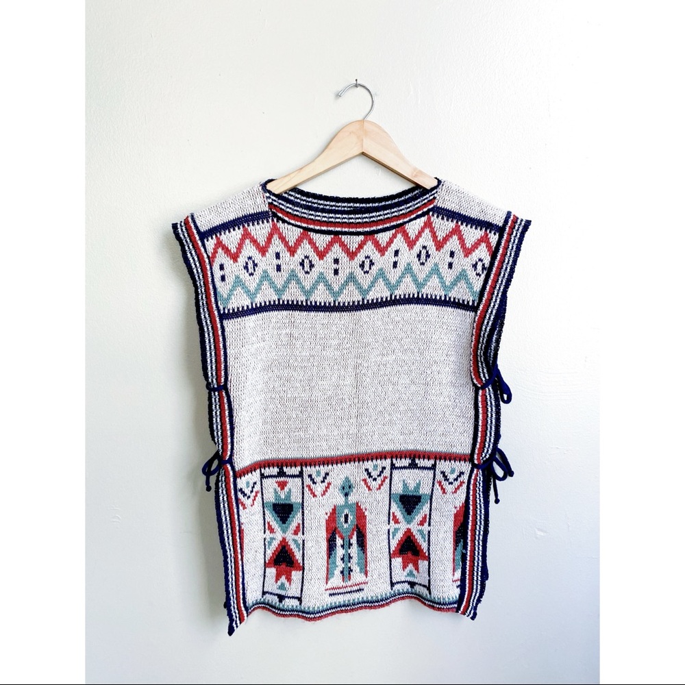 Vintage side tie sweater - Picture 6 of 10